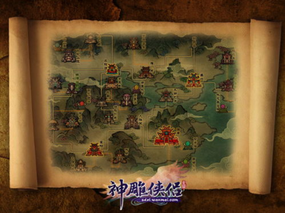 神雕侠侣游戏地图,探寻江湖传奇的神秘世界