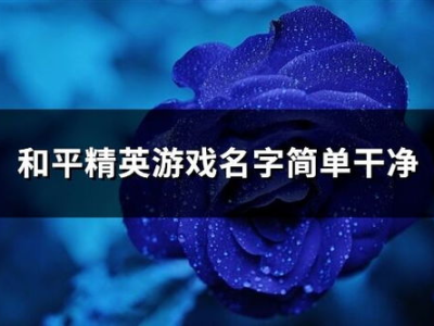 游戏名字简单干净六个字,探寻纯净世界之旅